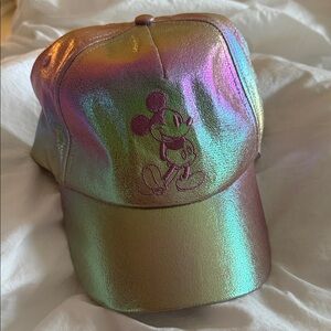 Iridescent Mickey Mouse Disney Parks Baseball Hat NWOT